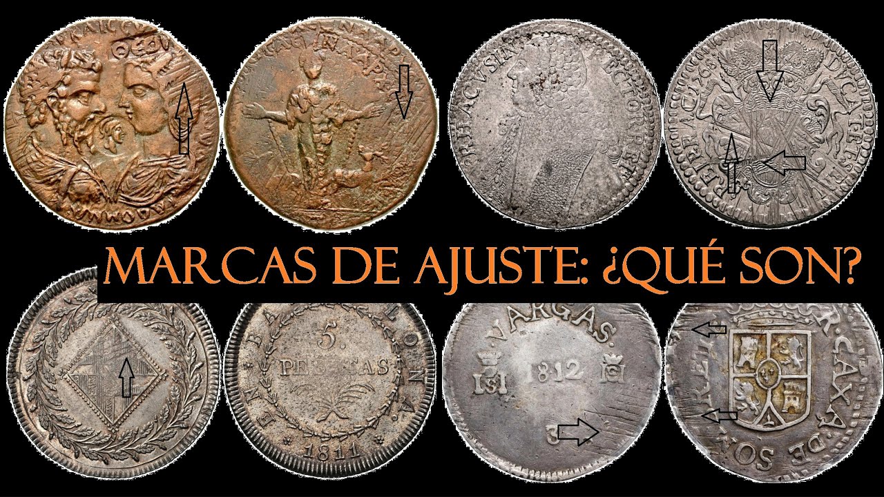 Que son las marcas de ajuste en las monedas?