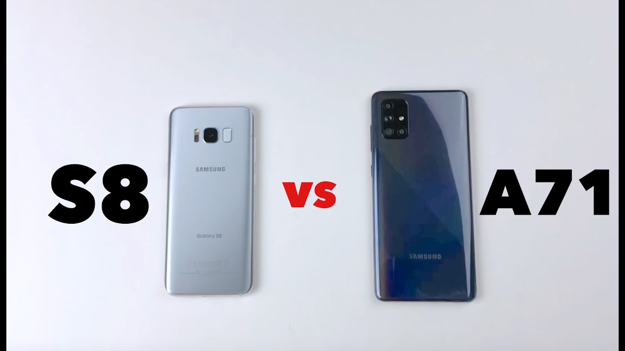SAMSUNG A71 vs S8 Speed Test