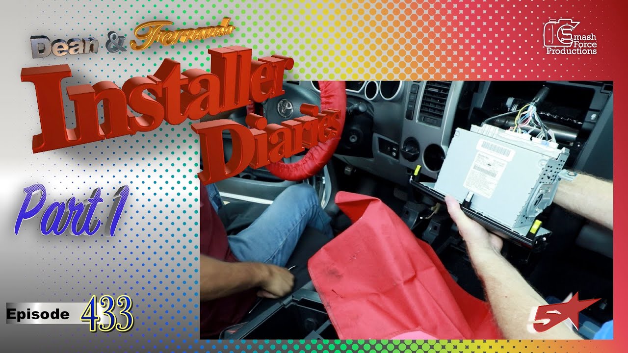 2012 Tundra in for a Kenwood system Radio is up first Installer Diaries part1
