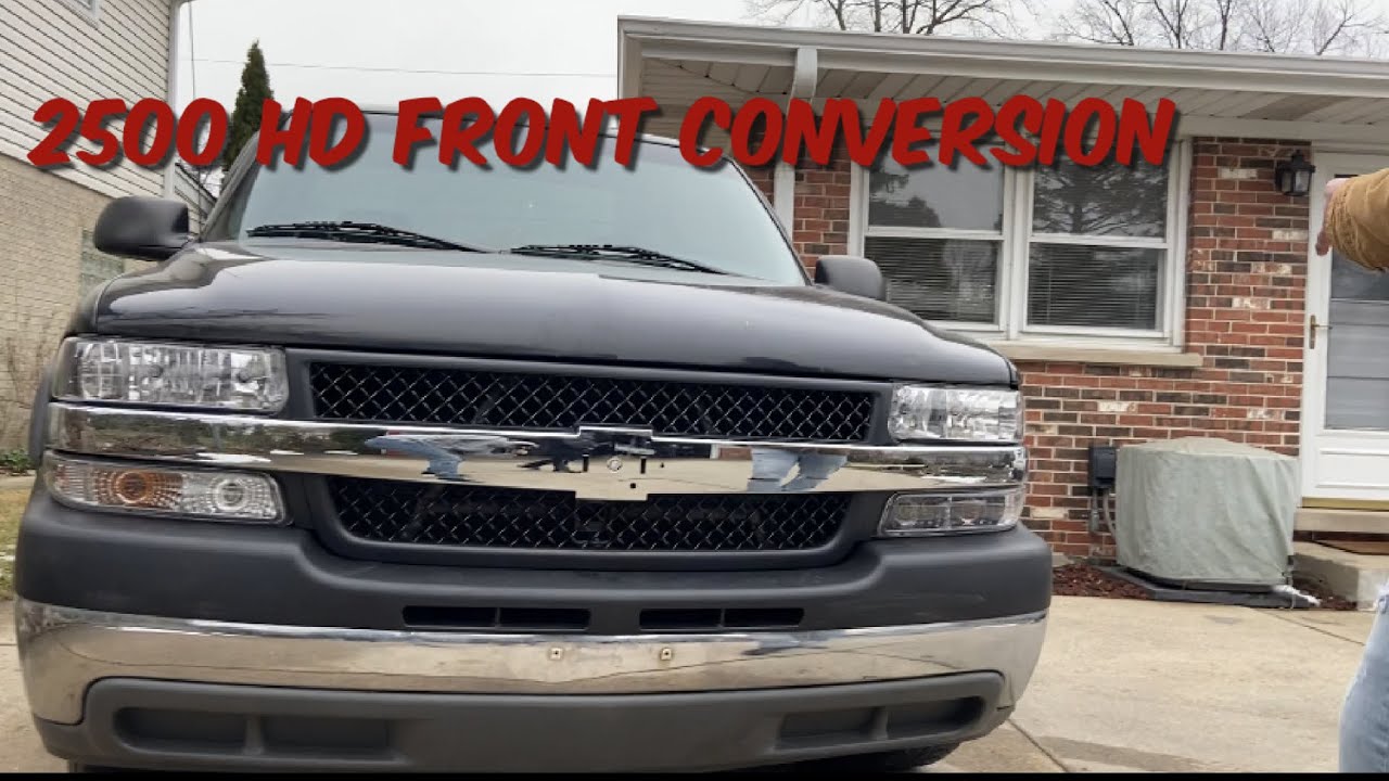 99-02 Silverado 2500 HD Front Conversion