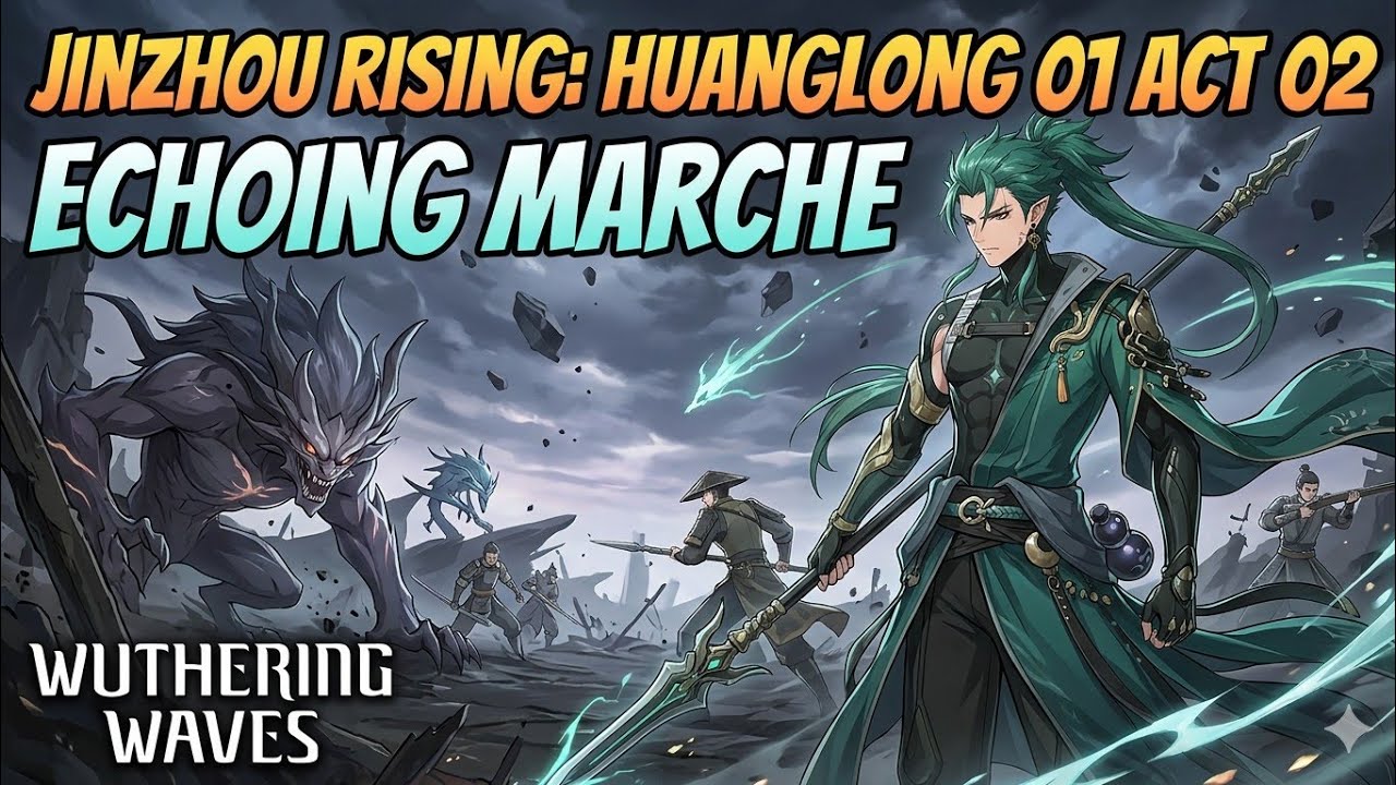 WUTHERING WAVES, Huanglong Main Quests: Jinzhou Rising Huanglong 01 Act 02, Echoing Marche