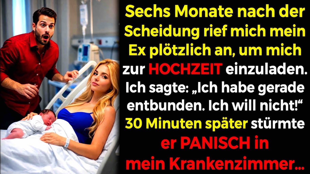 6 Monate nach der Scheidung💔: Ex lud mich zur Hochzeit📞. „Entbunden👶, komme Nicht!“ 30 Min…⁉️🤫