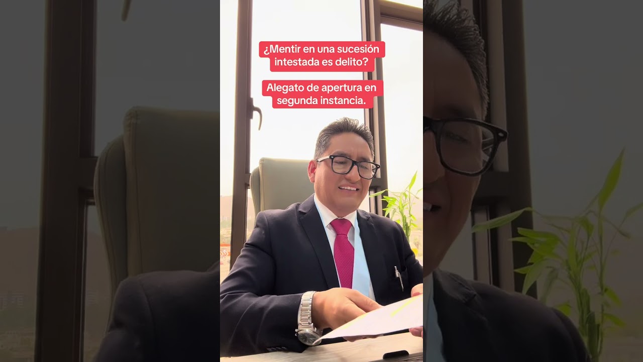 ALEGATO DE APERTURA DE SEGUNDA INSTANCIA. 