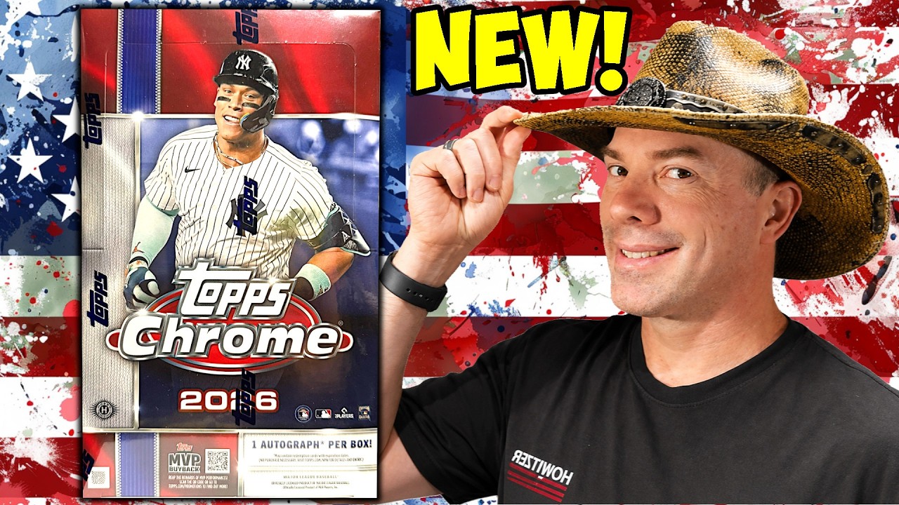 РАСПАКОВКА нового хобби-бокса бейсбольных карточек 2026 TOPPS CHROME!