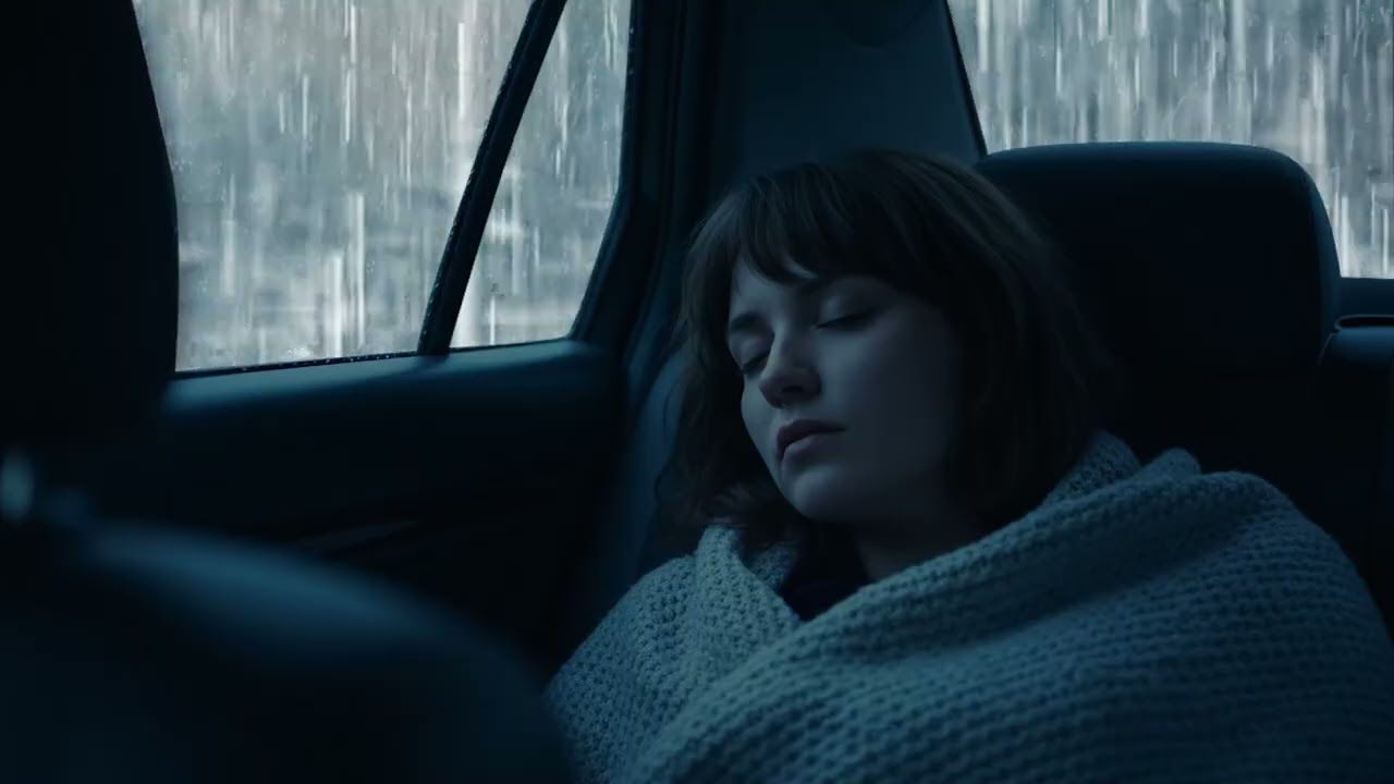 Can't Sleep Tonight  Heavy Rain on Window & Deep Thunder for Instant Deep Sleep Relaxing Rain Sounds