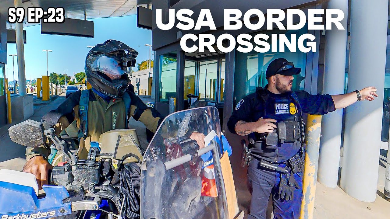 What Happened at the USA Border Surprised Me 🇺🇸 S9 EP 23 | Pakistan to Americas Motorcycle