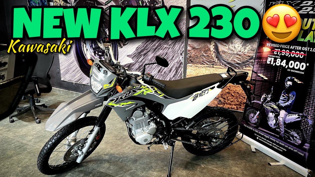 New Launch Kawasaki KLX 230😍Review & Facelift Complete information.