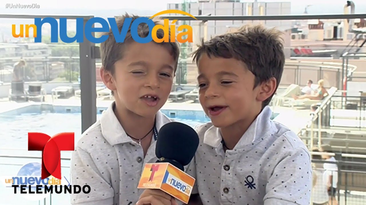 Los “Gemelos Cortez”, dos niños españoles que son estrellas por su voz | Un Nuevo Día | Telemundo