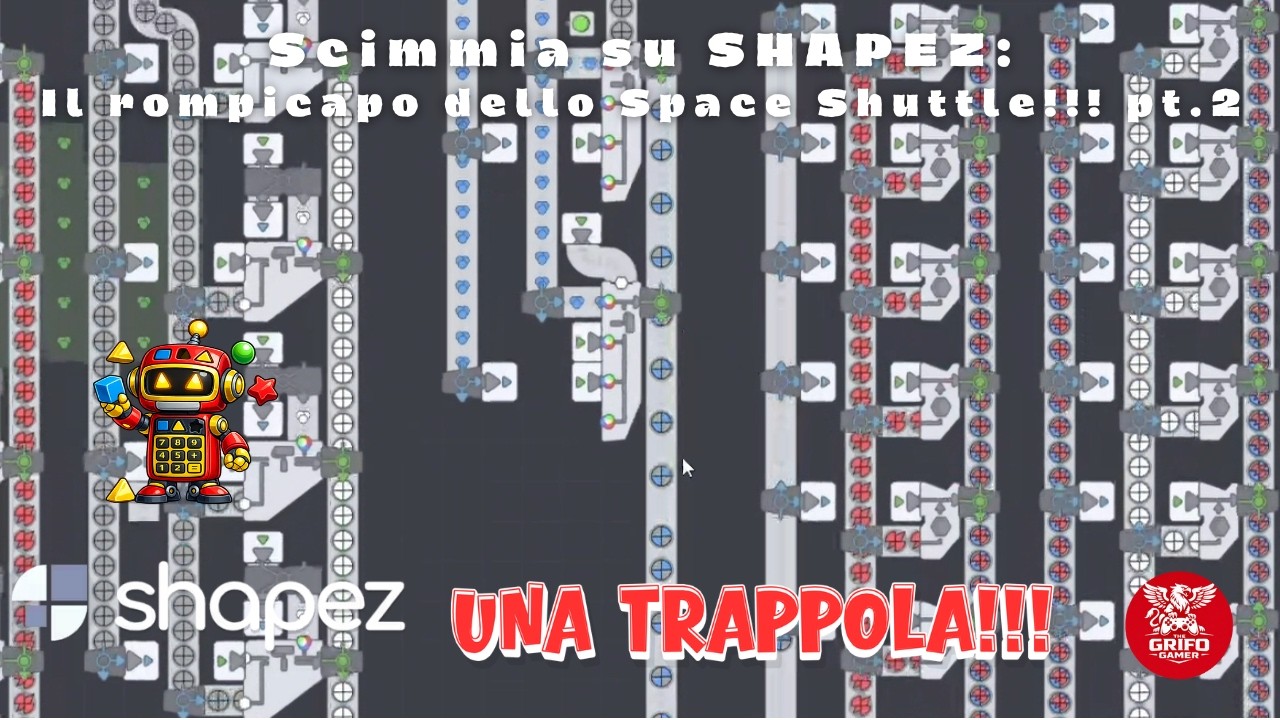 Scimmia su SHAPEZ: Il rompicapo dello Space Shuttle parte 2!!! #episodio19 #gameplayita
