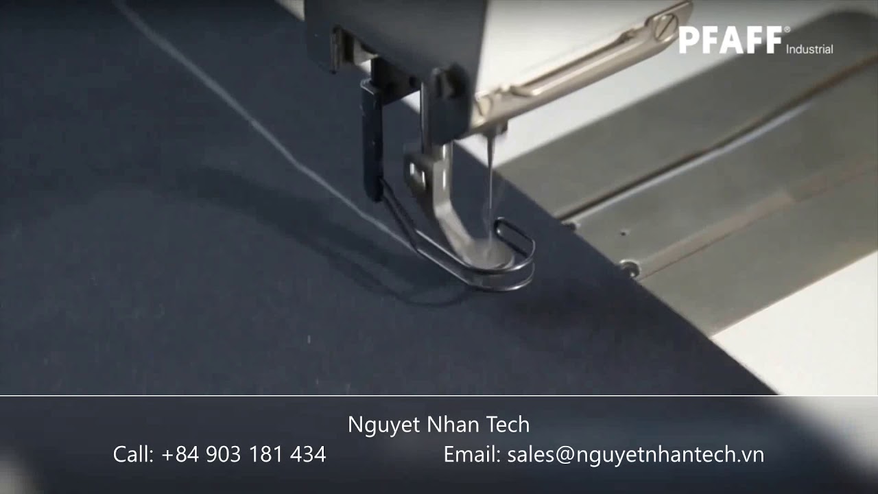 PFAFF 333-712 MÁY 01 KIM TRỤ NGANG, MAY ĐỘT LƯỢT VAI ÁO VESTON ĐIỆN TỬ