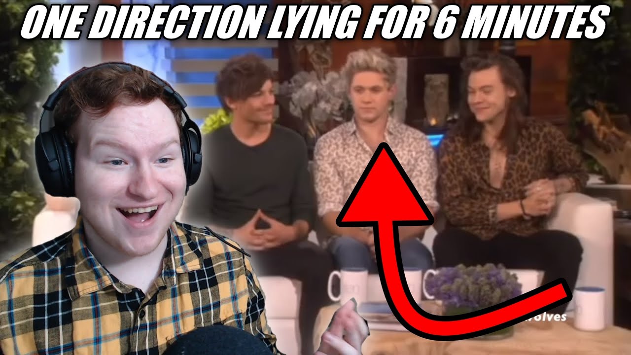 one direction lying for 6 minutes straight REACTION!!!!