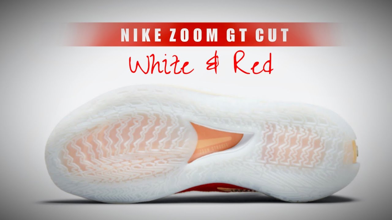 WHITE RED 2021 Nike Zoom GT Cut DETAILED LOOK