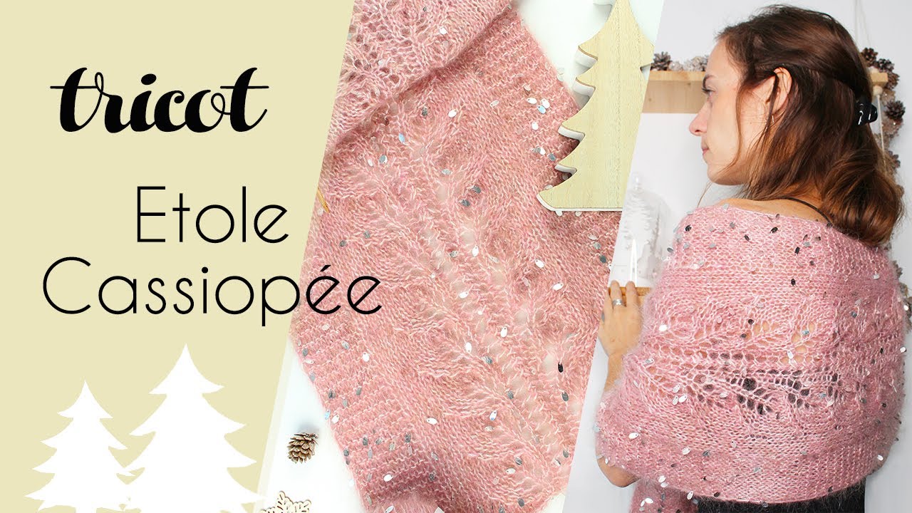 Etole Cassiopée spéciale Fêtes Idées à Faire #36 : présentation et explication de points de tricot