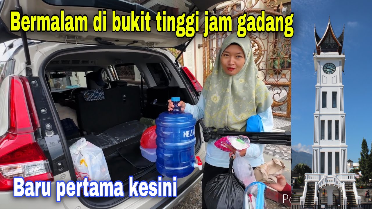 BERMALAM DI BUKIT TINGGI⁉️ WISATA JAM GADANG BUKIT TINGGI