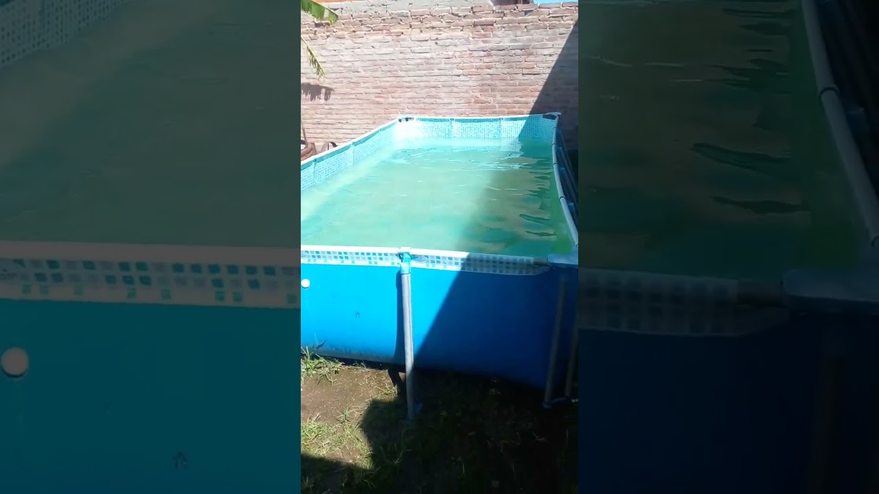 como limpiar tu pileta con un barrefondos casero parte 3.