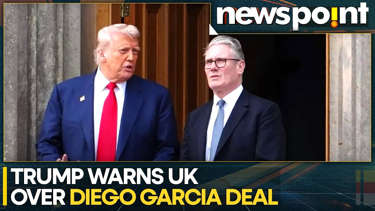 US-UK Tensions Rise: Trump Warns UK Over Diego Garcia Deal | Chagos Islands Row | NEWSPOINT