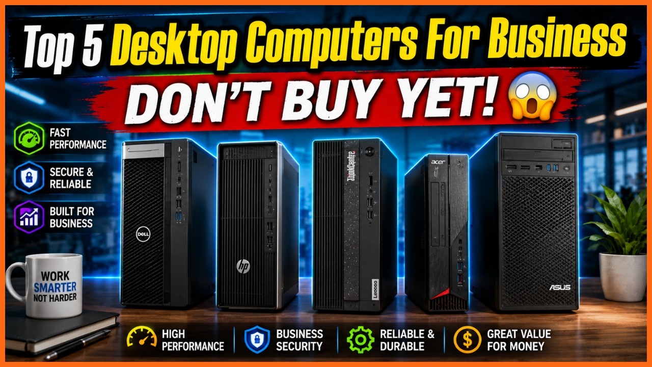 ✅ Top 5 Best Desktop Computers For Business 💼🔥 | Fast, Reliable & Worth Buying!