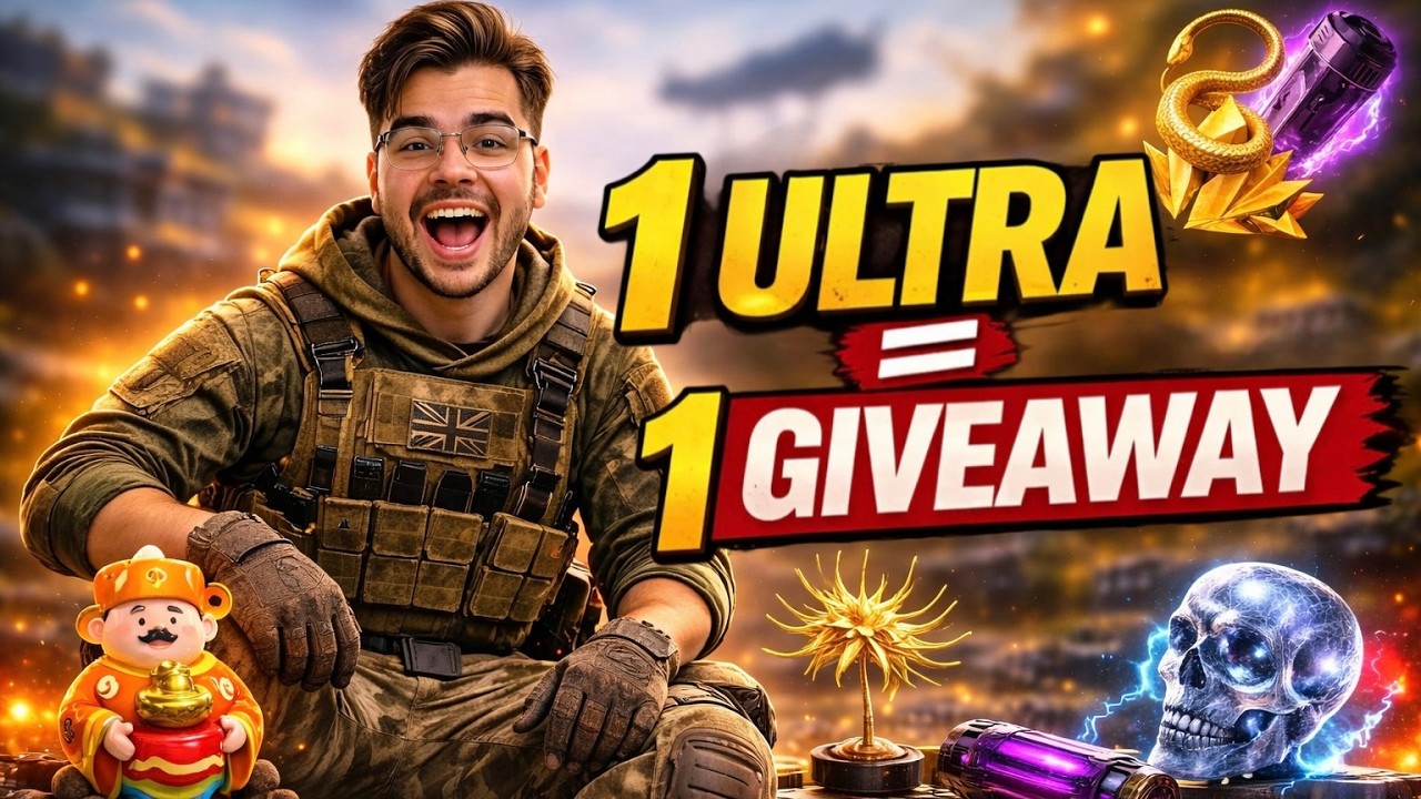 🔴LIVE - 1 Ultra = 1 giveaway in DMZ Recon | Offline BR Tournament announcement (Portrait)