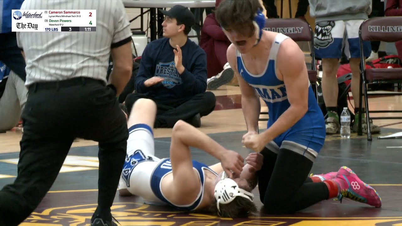 Sammarco over Powers in ECC 170-pound wrestling final