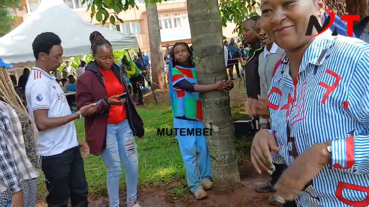 Truphena Breaks Into Dance as She Waits to Shatter the Guinness Record After 72 Hours Hugging a Tree