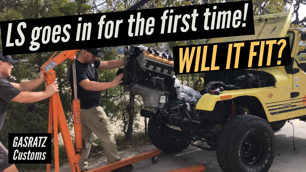 Подходит ли двигатель LS к Jeep YJ?