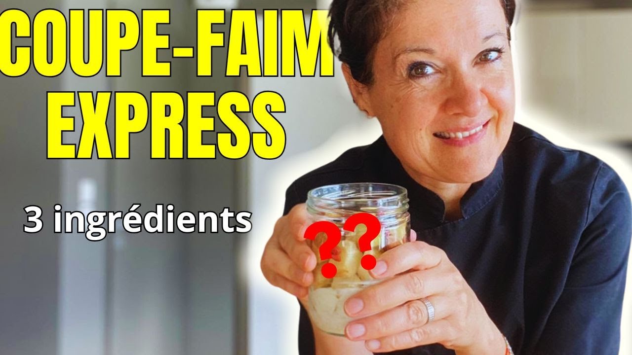 Recette de COLLATION RAPIDE et saine: Le goûter COUPE-FAIM idéal pour perdre du poids !
