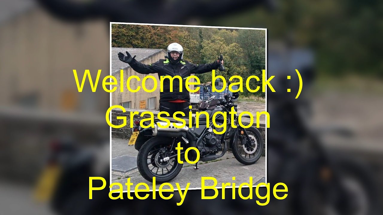 Grassington to Pateley Bridge on my Honda CL500