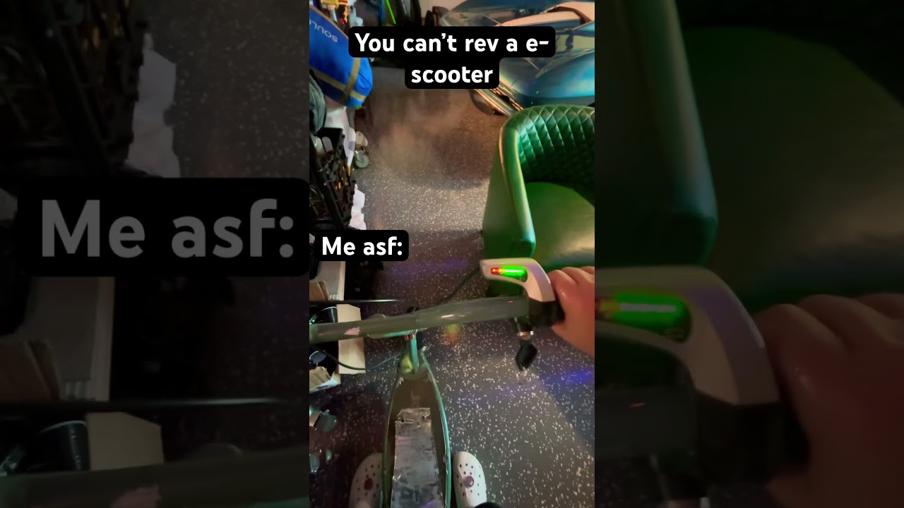 e-scooter rev#escooter #escooterlife #electricscooter #memes #meme #razor #cool #funny #razorscooter