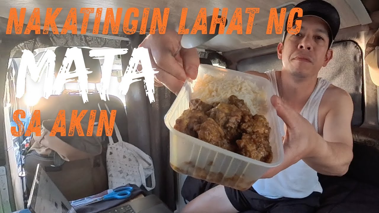 Puro bigay na lang ang mga kinakain ko.