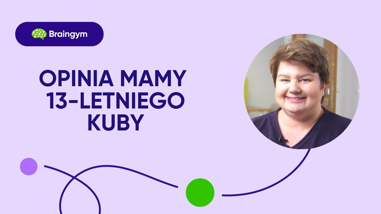 Małgorzata Nowak o treningu  BrainRx w Braingym