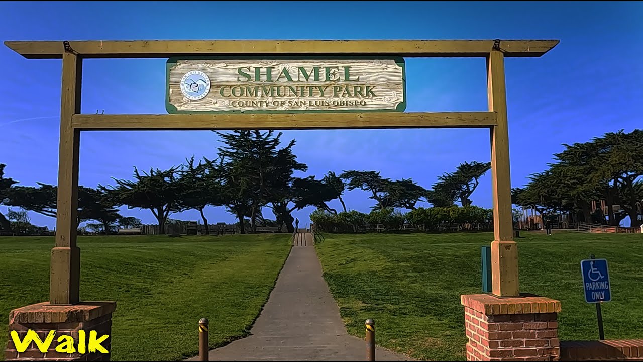 Shamel park walk in Cambria CA