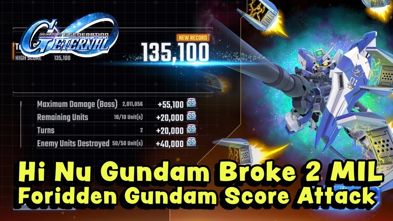 Hi Nu хочет попробовать свои силы в Score Attack (SD G Generation Eternal).