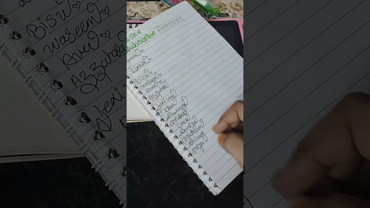 Writing your beautiful name ✍️🌹💞😻@samrinmehndiartist16