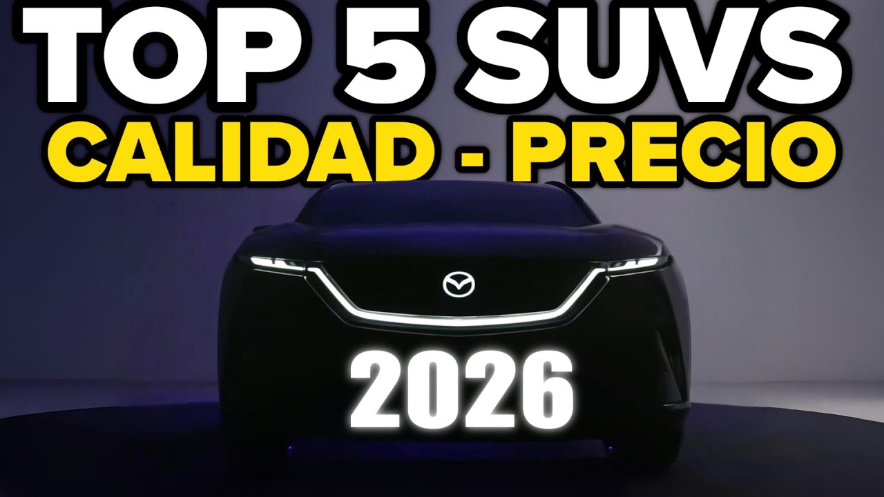 Las 5 SUVs 2026 Ya OFICIALES y ASUSTAN a la Competencia!