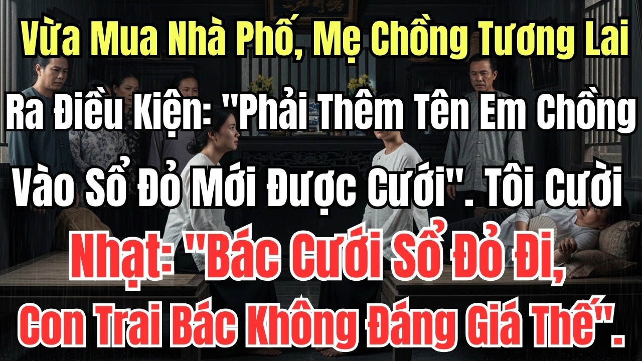 Vừa Mua Nhà Phố, Mẹ Chồng Tương Lai Ra Điều Kiện: 