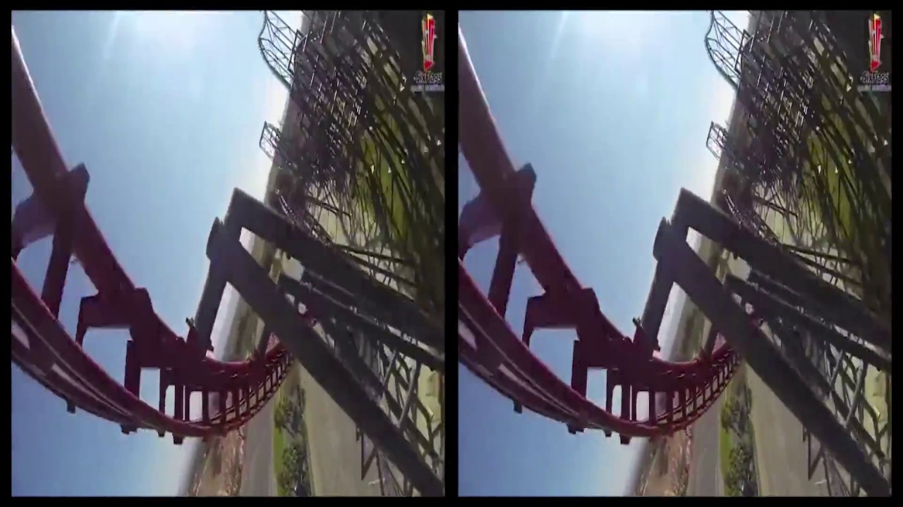 VRin - Virtual Reality Roller Coaster #6 - 3D - SBS - google cardboard
