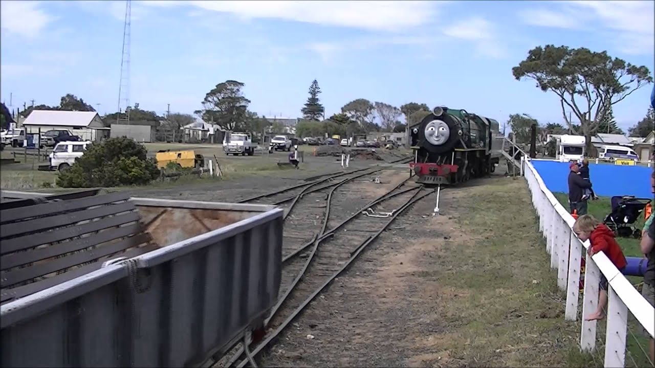 Steam Trains at Bellarine Railways Thomas Day Out - 11/10/2014