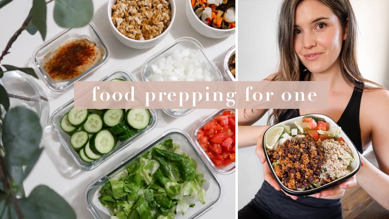 Healthy Weekly Food Prep for One | Quick & Easy Meal Ideas for One Person | by Erin Elizabeth