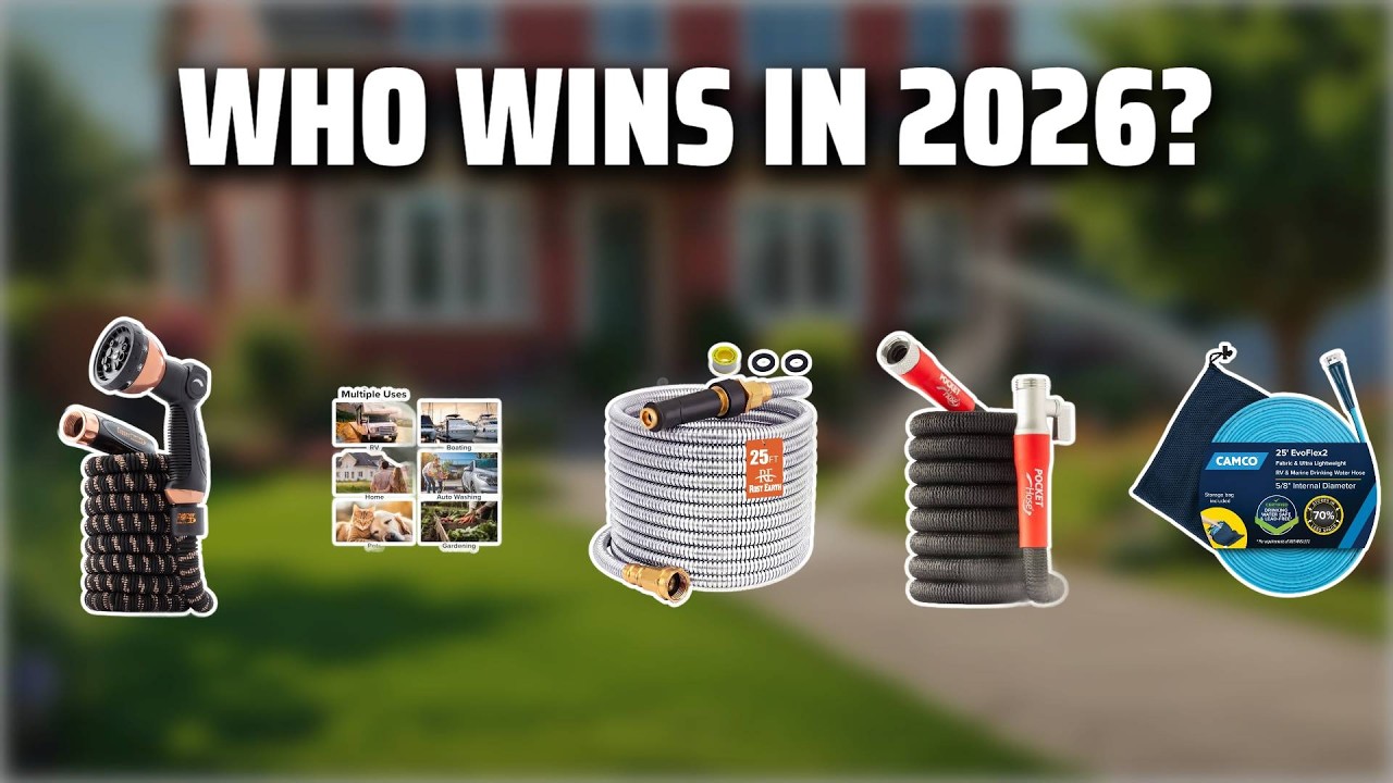 The Top 5 Best Garden Hose in 2026 - Must Watch Before Buying!