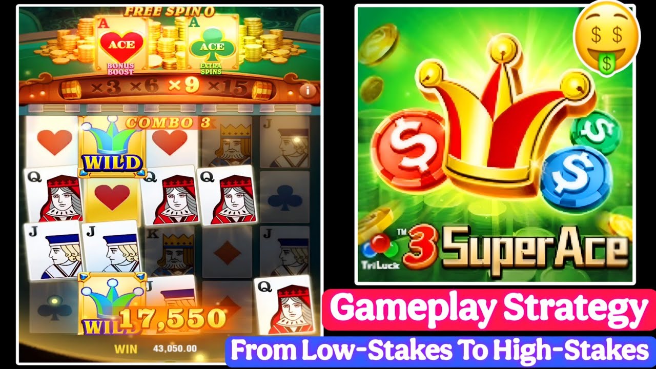 3 Super Ace Game 🤩 Low-Stakes To High-Stakes Gameplay Strategy. 