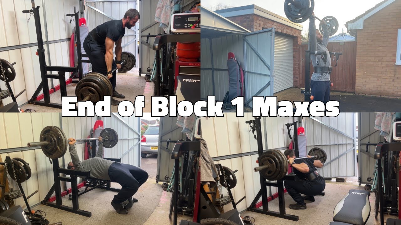 Block 1 Maxes - Time to get Bigger and Stronger!