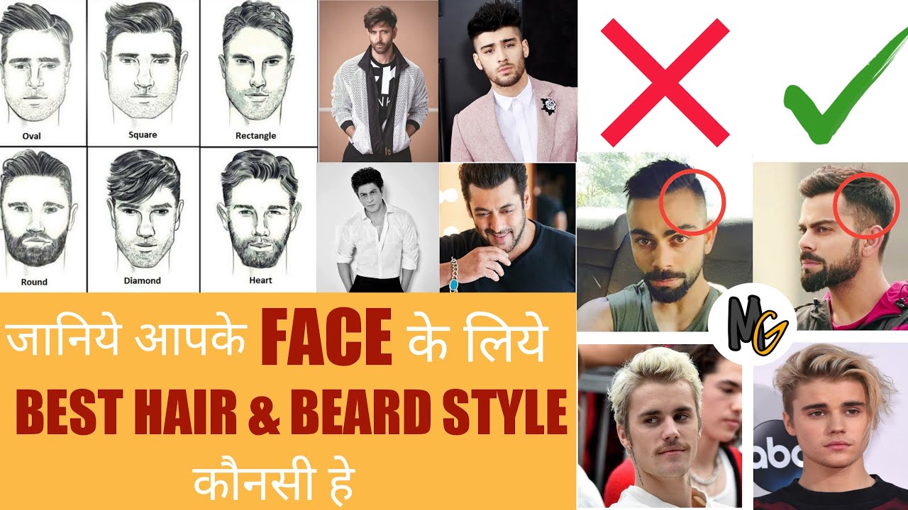 Best Hair & Beard Styles According To Face Shape *With Celebrity Examples*