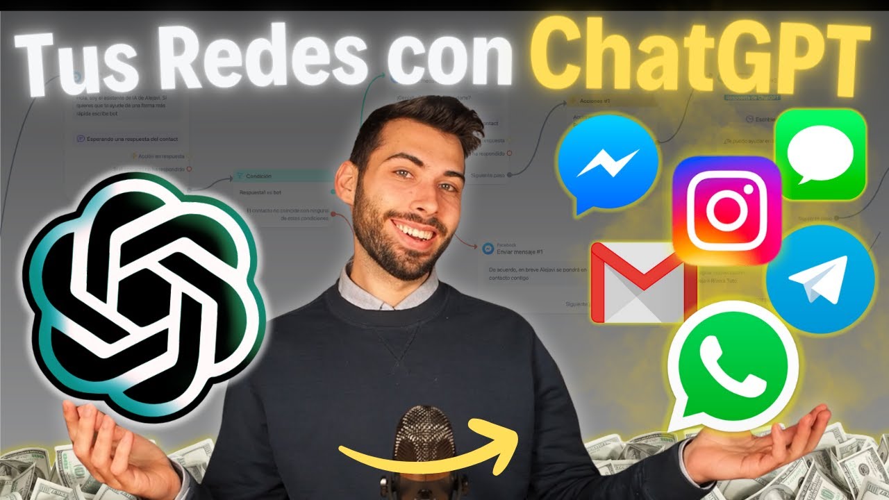 Cómo Añadir ChatGPT a Whatsapp, Instagram... o cualquier Red Social 📲 Tutorial FÁCIL y Sin Código