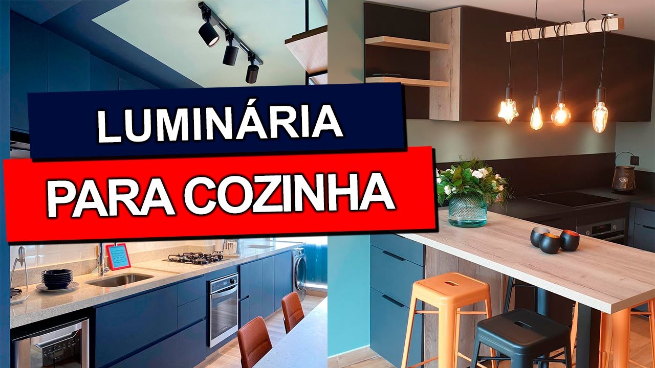 LUMINÁRIA PARA COZINHA: Confira 40 modelos de luminárias para cozinha.