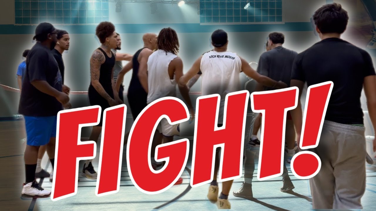 I'M 40!! x Crswht Takeover | 5v5 Basketball | Police Shut the Gym Down!!