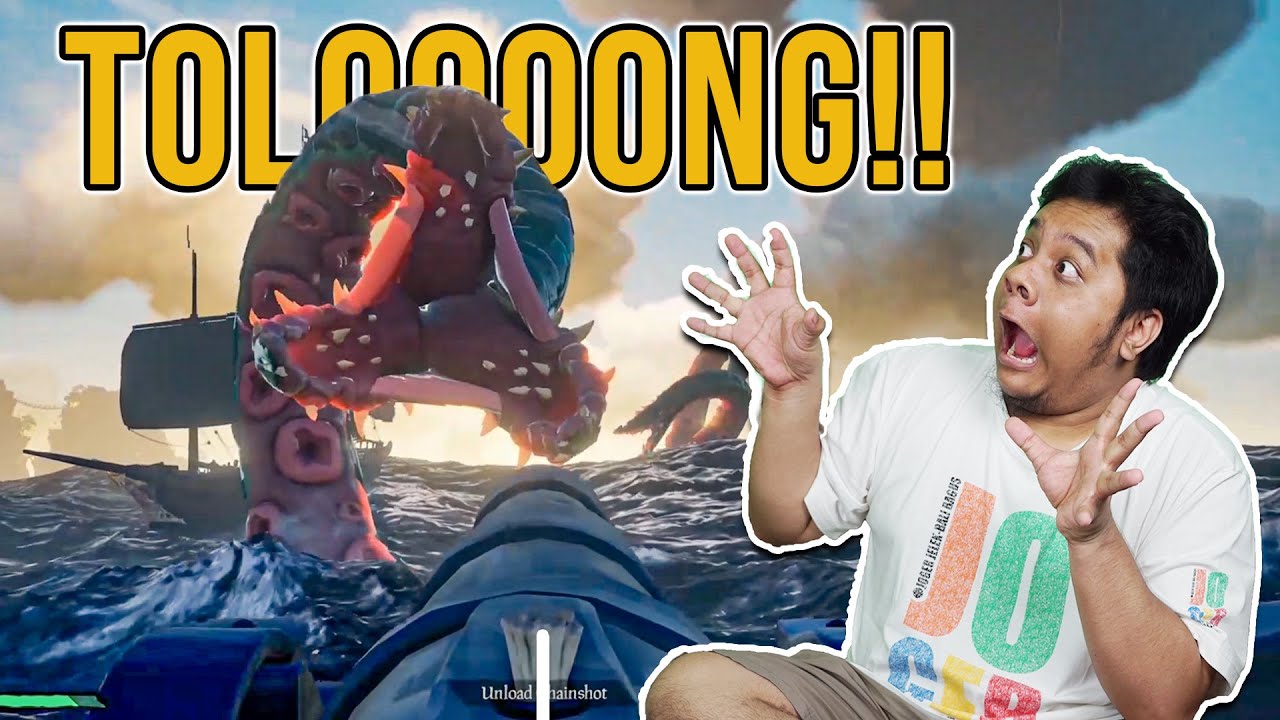 LAWAN KAPAL HANTU & KRAKEN BERSAMAAN, CERIYA CERIYA! - Sea of Thieves Indonesia NGAKAK ABIS (PART 3)