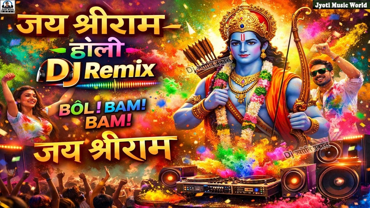 जय श्रीराम - होली DJ Remix 2026 🚩| Jai Shree Ram Holi DJ Dhamaka | Nonstop Bass Mix