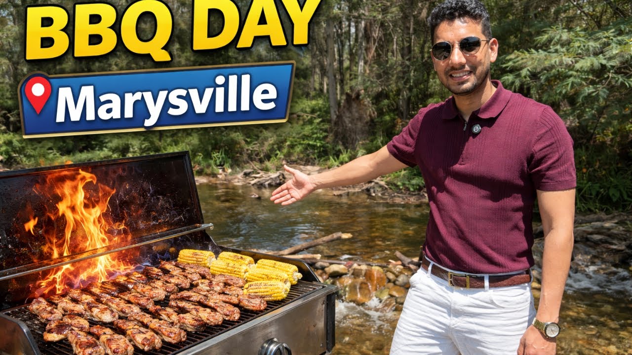BBQ by the River in Australia | Marysville Vlog 🔥