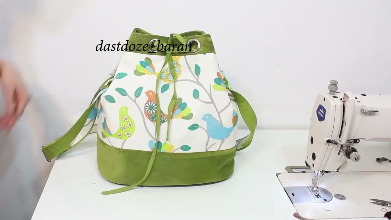 آموزش دوخت کیف دوشی/ hand bag/ patternin the movie