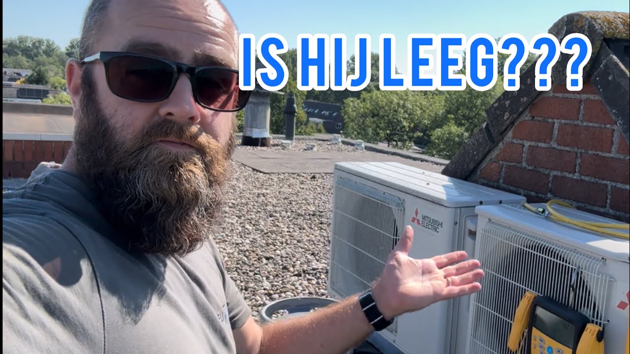 Een slecht werkende airco repareren.